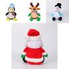 Christmas Santa Claus Plush Toy Cute Reindeer Stuffed Animal Holiday Gift 21cm