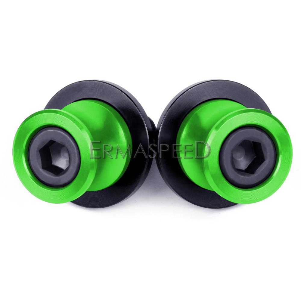 Pro Z1000 Z900 Z750 Z250 NINJA250 Z50L ER6N Cívky kyvné vidlice Šrouby zadního stojanu Jezdce M8 M10 CNC hliník