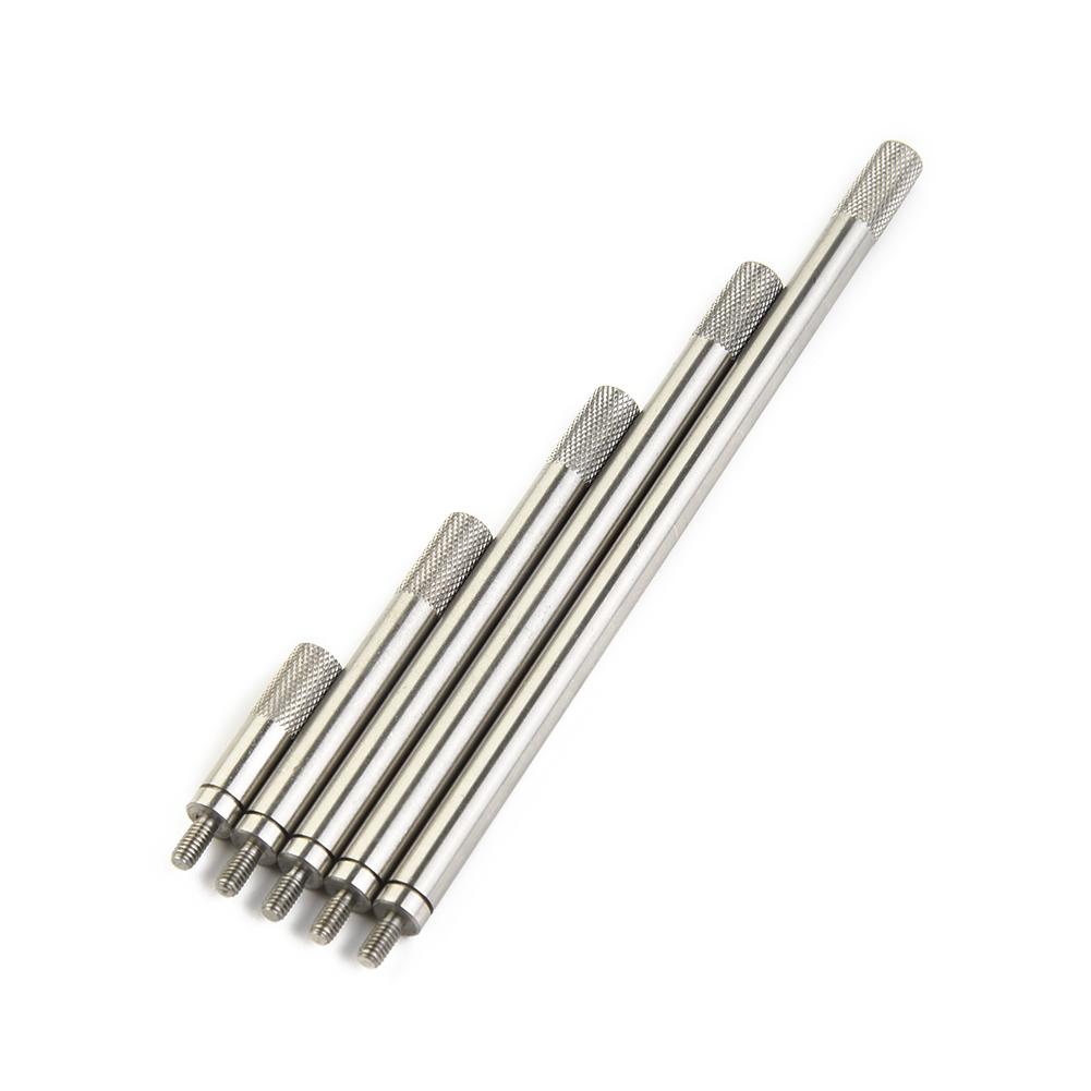 5pcs/Set HSS Dial Digital Indicator Extension Stem Rod M2.5 Thread Connecting Rod Kit For Dial Gauge Altimeter Tool Parts