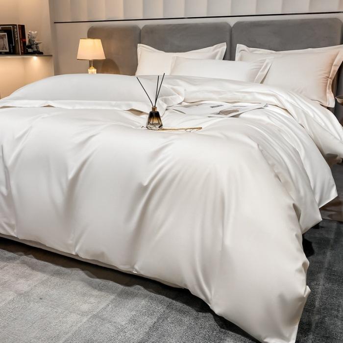 Czteroczęściowy zestaw z długimi odcinkami bawełny klasy A dla matek i dzieci Xinjiang z czystej bawełny kombinowana poszwa na kołdrę prześcieradło lekka luksusowa pościel