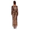Slim long evening dress, elegant wedding banquet long evening dress, gathering dress, host