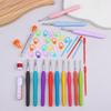 Portable Crochet Hook Set Multicolor Knitting Needles With Storage Bag Weaving Tool Kit For DIY Knitting Sewing Craft Projects