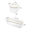 New Transparent Refrigerator Storage Box Dustproof Multifunction Spice Storage Box with Lid Seal Box Kitchen Supplies