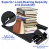 Bedside Storage Tray Clip-On Bedside Shelf Detachable Heavy-Duty Bedside Storage Tray Multifunctional Bedside Shelf Space Saving