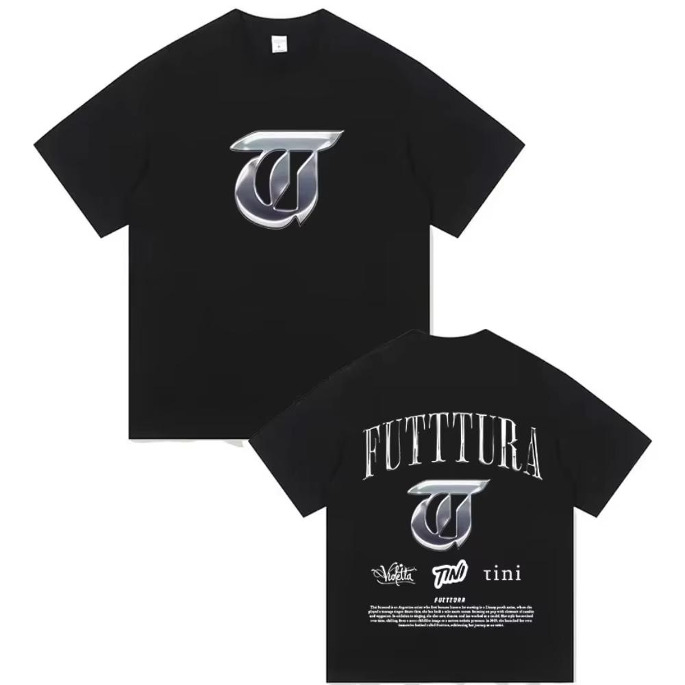 

Singer TINI STOESSEL Futtura Tour Album 2026 Tshirt Men Women Fashion Harajuku T Shirts Vintage Short Sleeve Tshirts XL