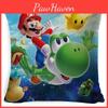 Super Bros Mario Pillow Cover Car Home Living Room Sofa Bedroom Cushion Cover