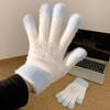 Rhinestone Snowflake Knitted Gloves Full Finger Thick Warm Winter Gloves  Cold Weather