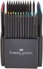 Coloring Black Tin Faber-Castell Pencils, Edition, 116450, 50-Piece
