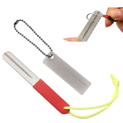 Hook 2 Diamond Fishhook Grinding Needle Double Easy To Fishing Supplies Sharpener, Pieces, File, Sharpener, Sharpener, Sharpener, Groove, Double-Sided