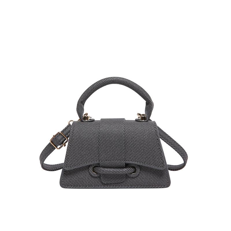 This Year's Popular Fashion Mini Internet Celebrity Handbag 2025 Four Seasons New Solid Color Shoulder Messenger Bag Small Square Bag Women