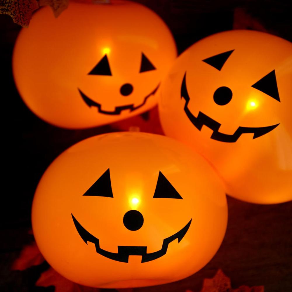 6/1Pcs Halloween Pumpkin Lantern Balloons Ghost Pumpkin Latex Inflatable Balloon Kids Gifts Toys Halloween Party Decors Supplies