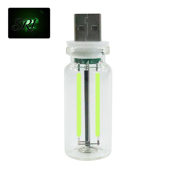 Ambient Mood Lighting Night Light Multi-Color with Touch Dimming USB Powered Portable Retro Adjustable Brightness Filament Design Soft LED for Bedroom