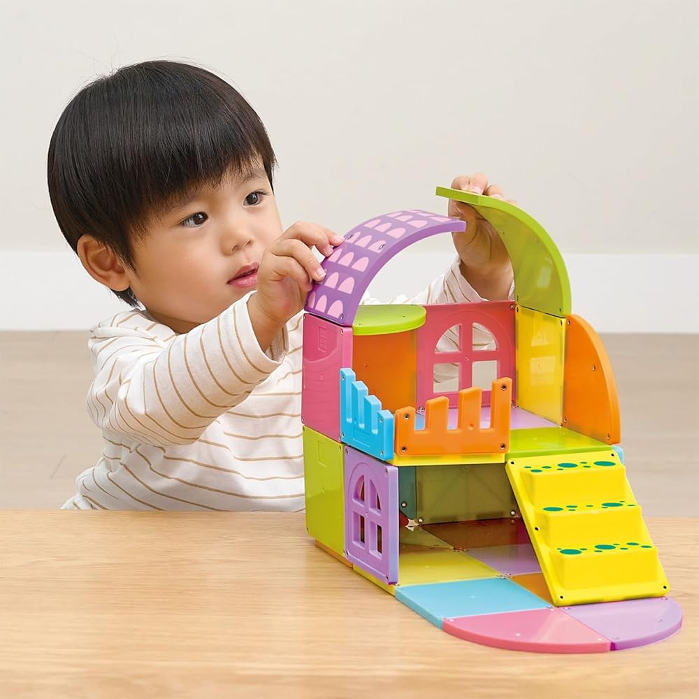 People Pythagoras Basic Educational Roundhouse Magnetic Building Set Creative Play PGS-150