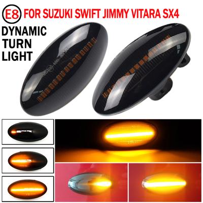Für Suzuki Swift Jimmy Vitara SX4 Alto Blinker Licht LED Auto Dynamische Seite Marker Fließendes Wasser Licht Blinker Licht A