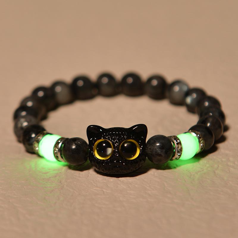 JYL TS Bracelet Custom Men s  Leather Cord Honors Identity & Strength black glitter