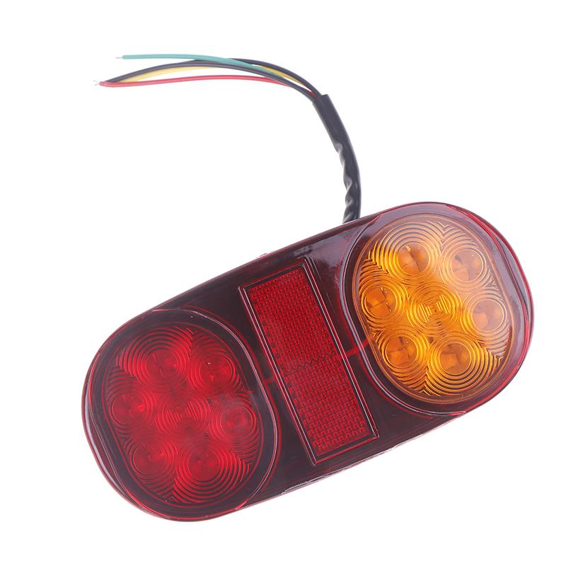 1Pc 28Led 12V Car Truck Led Rear Tail Light Warning Light Lamp Turn Signal Indicator Waterproof Brake Light For Trailer Caravans