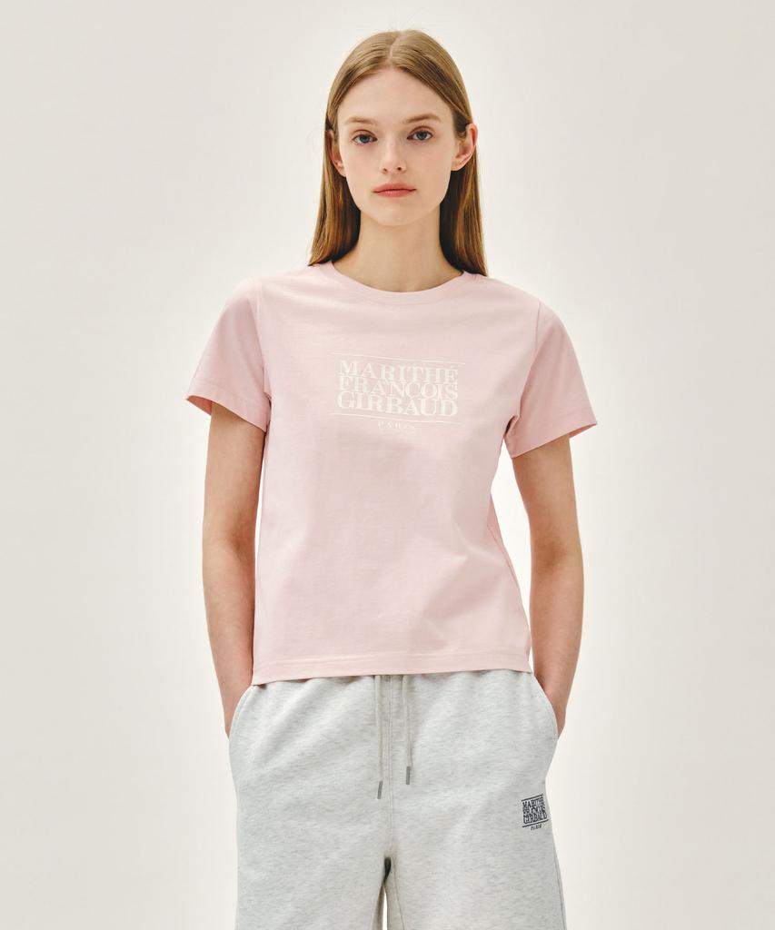 Malittepeulangsowajeobeo W Classic Logo Tee Light Pink