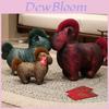 Year Of The Horse Plush Toy With Short Pile Velvet For Gift And Home Decor