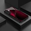 Selected red curved new glass phone case suitable for Samsung Galaxy S26 S25 S24 S22 S21 S20 FE/Ultra/Plus shockproof back cover