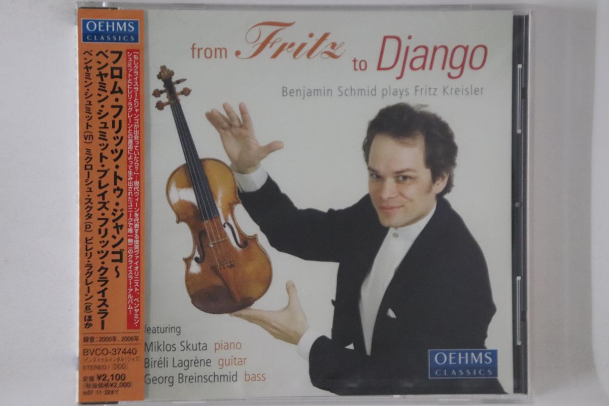 

CD BENJAMIN SCHMID - From Fritz To Django BVCO37440PROMO BMG Japan Obi Classical Used