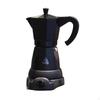 Electric Coffee Pot 6Cup with Base Aluminum Percolator for Students, Small Kitchens,
