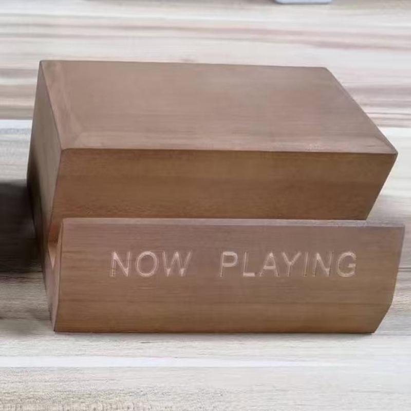 Scaffale in Legno Massello per CD e DVD Stand Compatto Espositore per Vinili Organizzatori per Decorazione Domestica e Appassionati di Musica