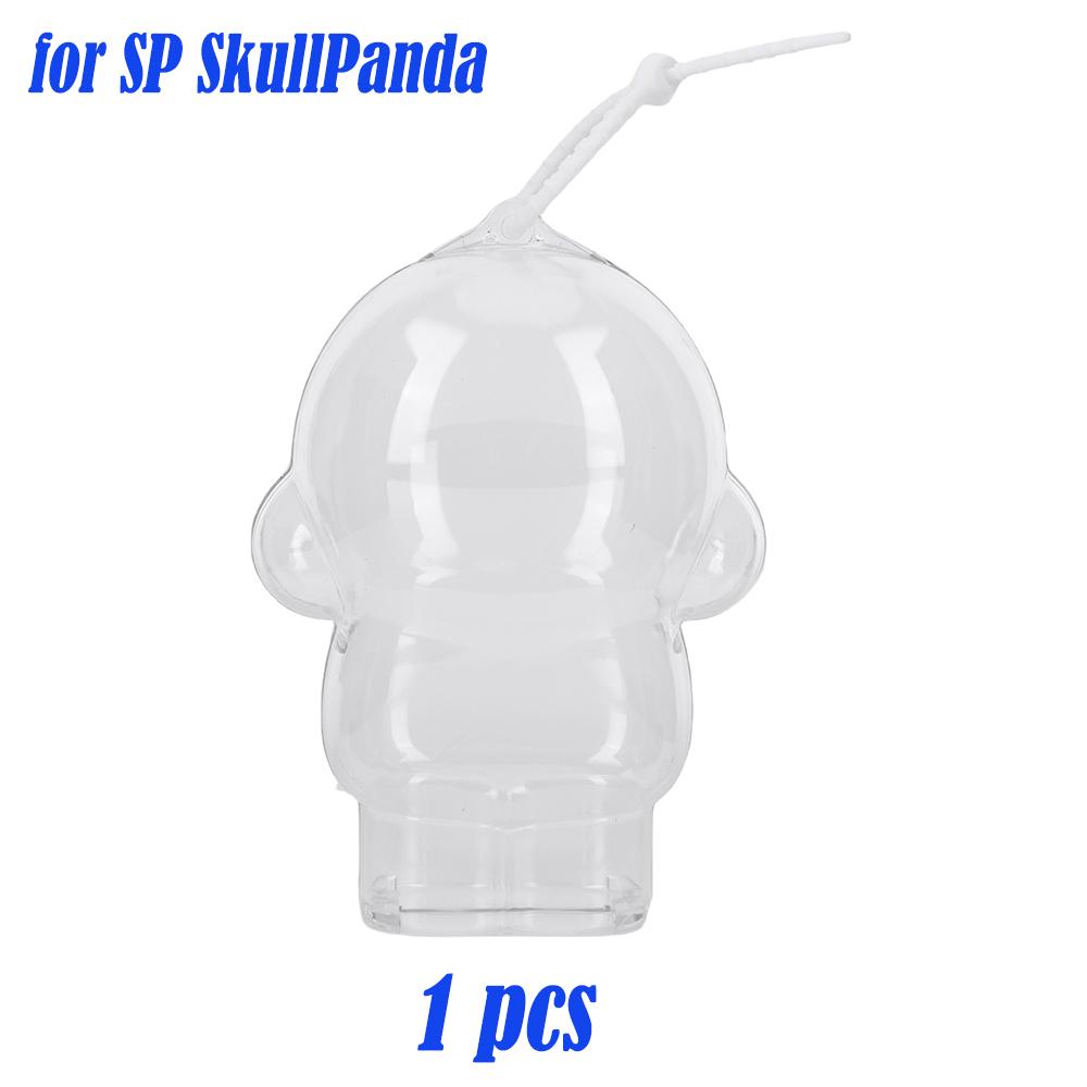 

Protective Case For Sp Skullpanda Doll Transparent Portable Organizer Storage Case Dust Protective Cover With Silicone Strap No Doll