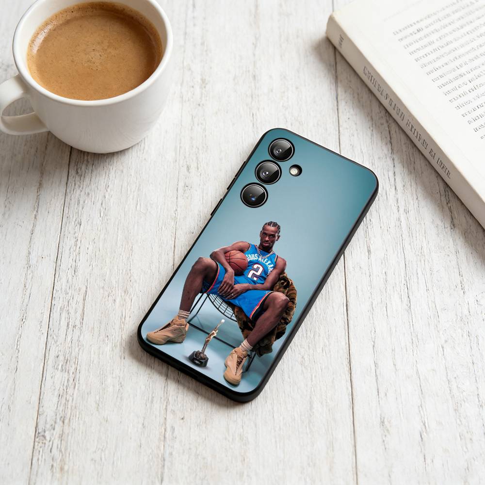 

Shai Gilgeous-Alexander Phone Case For Samsung Galaxy A73,A72,A71,A70,A53,A52,A51,Others Soft Black Cover Samsung a11