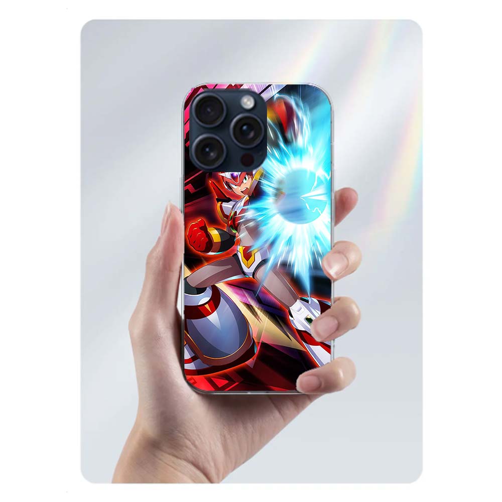 

Game M-Megaman R-Rockman Clear Phone Case For Iphone 17 Air 16 Pro Max 15 Pro 14 Plus 17E 16E 11 13 12 Mini Cover Cases Fundas C iPhone 15