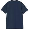 Carhartt WIP Logo Print Crew Neck Short Sleeve T-Shirt Men tops Blue I031047-2QF-XX