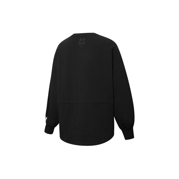 PUMA Golf Lightweight Sweatshirts Women's Black Crew Neck Moderate Regular 536095-01