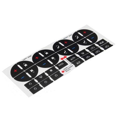 * Nouă Ofertă Autocolant Practic Buton Autocolant Kit Reparare Panou Control Climă Autocolante Reparare Butoane Interior Mașină