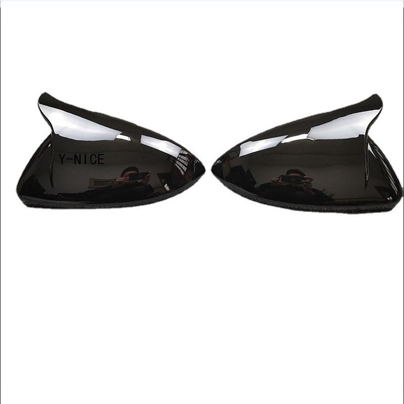 

Golf 7 Gloss Black Horn Style Rearview Mirror Cover with Carbon Fiber Pattern (2014-2019) Gloss Black - Right