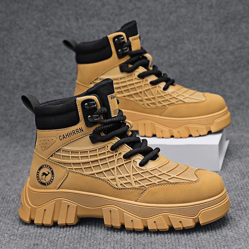 Autumn Men High Top Sneakers 2026 New High Top Ankle Boots Comfortable Casual Shoe Outdoor Running Shoes High Quality Zapatillas