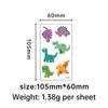 Cross Border Cartoon Children's Dinosaur Tattoo Stickers Kindergarten Party Rewards One-time Waterproof Personalized