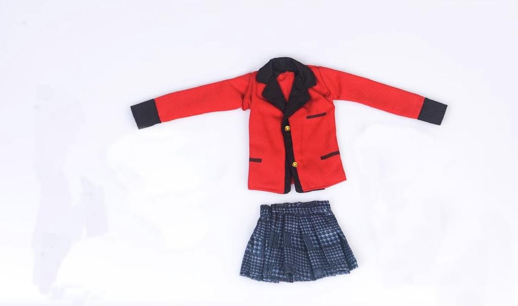 Weibliche Actionfigur Kleidung Uniform JK Rock Anzug Tragen Modell Set Puppe Uniform Fit 12 Zoll Actionfigur Basis Cosplay Uniform 1/6