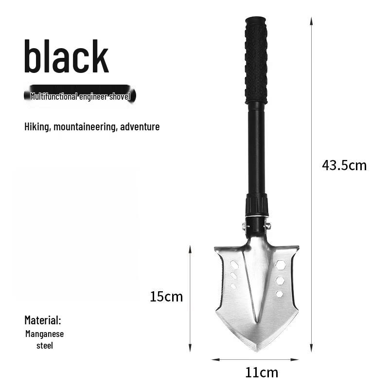Brangdy Foldable 4-in-1 Stainless Steel Shovel
