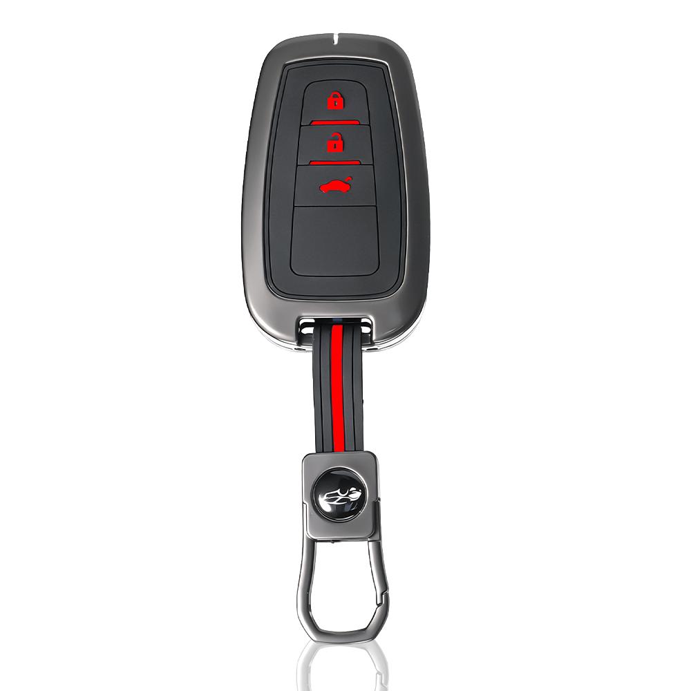 

2026 Zinc Alloy For Toyota CHR Camry Prius Land Cruiser Prado Furniture Corolla Yaris RAV4 Highlander Car Remote Key Case Cover