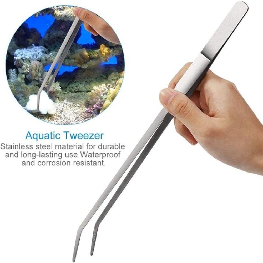 3/4/5Pcs Durable Aquascape Tools Kit Fish Tank Scissor Tweezers Tool Landscaping Equipment