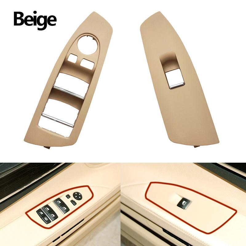 Innenraum Auto Vordertür Fensterheber Schalter Abdeckung Verkleidung Ersatz für BMW 7er Serie F01 F02 730 735 740 745 750 760