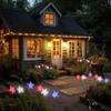 Solar Ground Independence Day Star String Lights American Flag Lights Courtyard Garden Decorative Lights