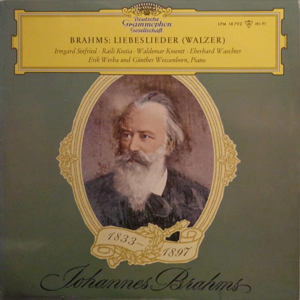 

LP Record JOHANNES BRAHMS IRMGARD SEEFRIED Liebeslieder Walzer LPM18792 Deutsche Grammo 1963 Germany Classical Used