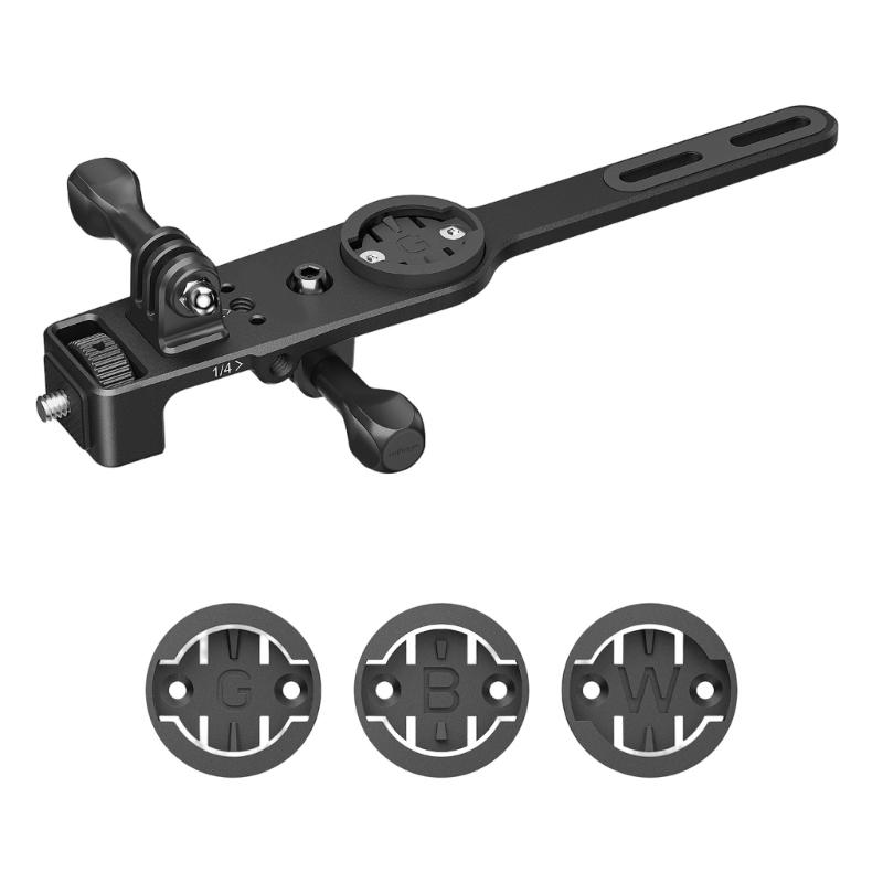 

Metal Support Bike Computer Mount For Sports Camera Stable Construction Minimizes Movement Ideal For Rough Terrain