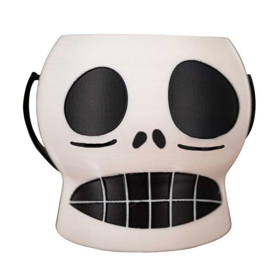 Ghost Flower Pot Planter Halloween Candy Bucket Multifunctional Resin Ghost Pumpkin Shape Vase Candy Bowl Home Office Decor