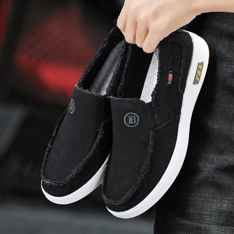 

Новые туфли Old Beijing Cloth, мужские парусиновые туфли, дышащая и удобная спортивная обувь 42