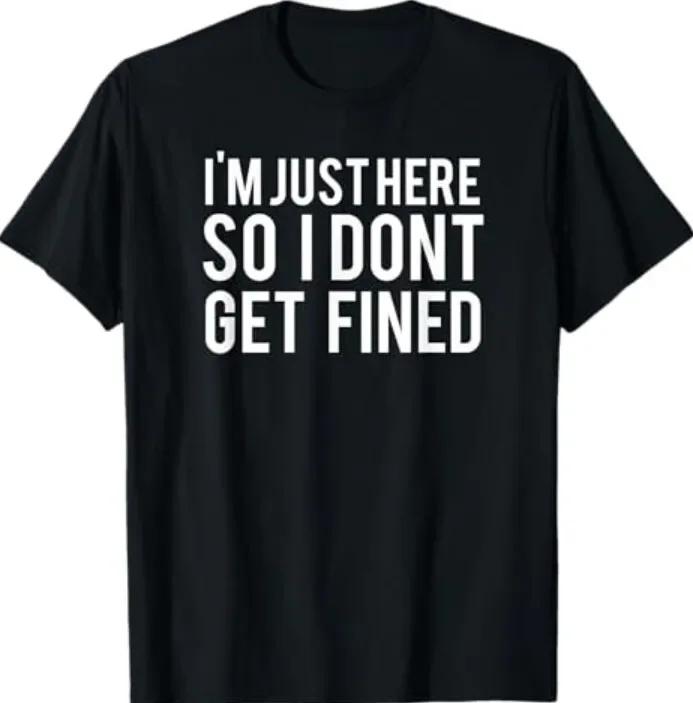 Just Here to Avoid the Fine T-Shirt S разноцветный