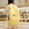 Animal Embroidery Campus Student Schoolbag Women's Lightweight Large Capacity Backpack
