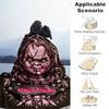1PC Custom Name Horror Movie Poster flannel blanket versatile,all-season throw suitable for the living room,bedroom,camping,travel,and gift