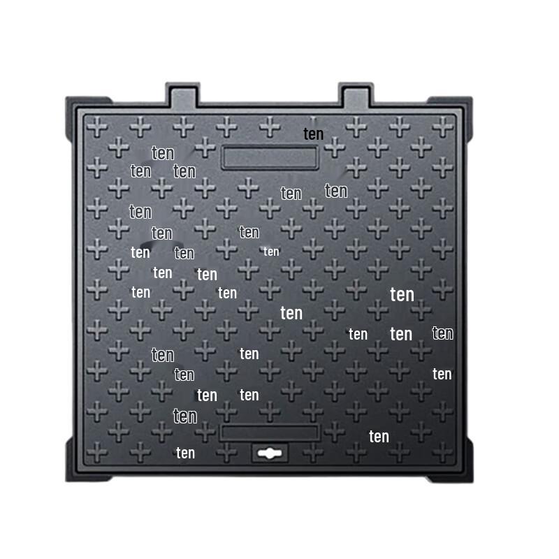 Square Cast Iron Manhole Cover with Base