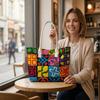 Trendy Colorful Graffiti Tote Bag Casual Daily Carry Bag Fashion Printed Handbag Lightweight Ladies Shopping Bag